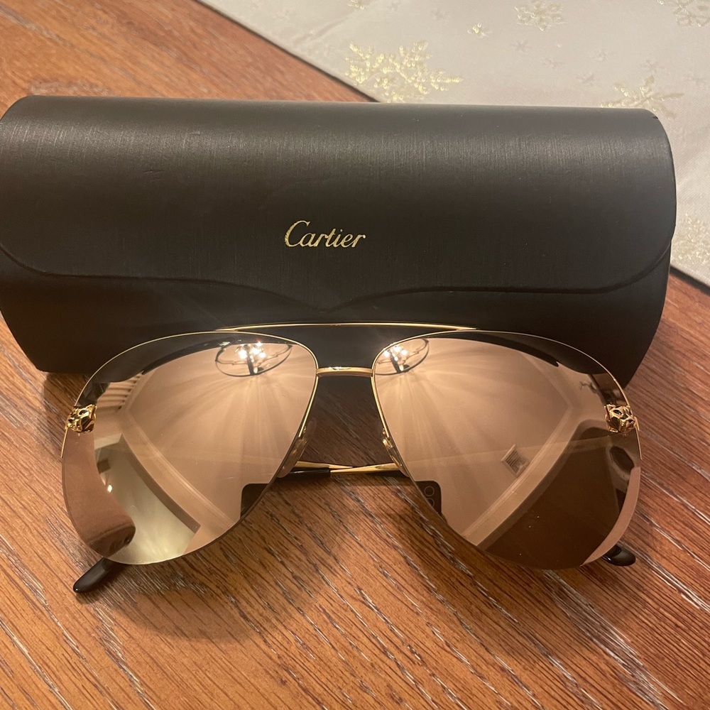 Cartier Mirrored Sunglasses